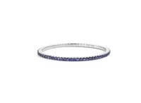 Bracciale Recarlo Tennis in Oro bianco Zaffiro 3.8 Ct T83ML001/NZB380-M - T83ML001/NZB380-M